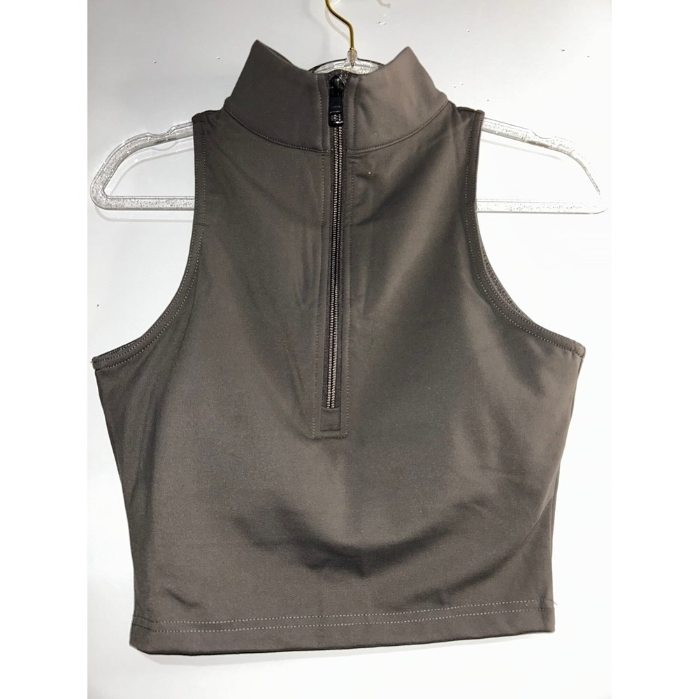 Vitality Balance Athletica Top Women's S Black Espresso Cosmopolitan Half Zip